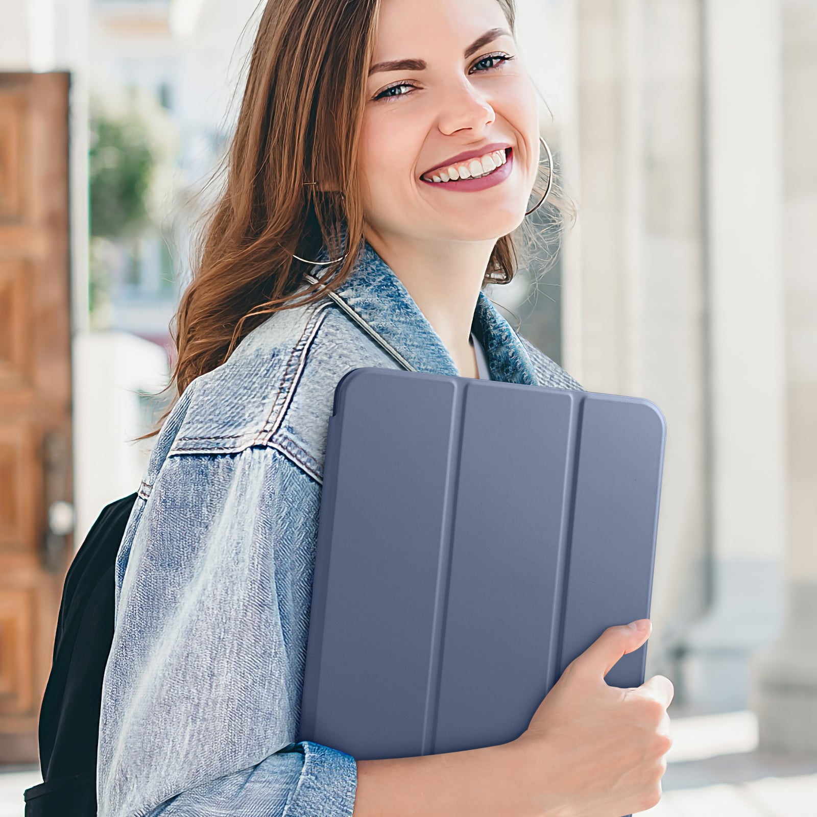 GEAK Compatible with Apple iPad A16 Case & iPad 10th 11th Generation Case Cover 11 inch with Pencil Holder
