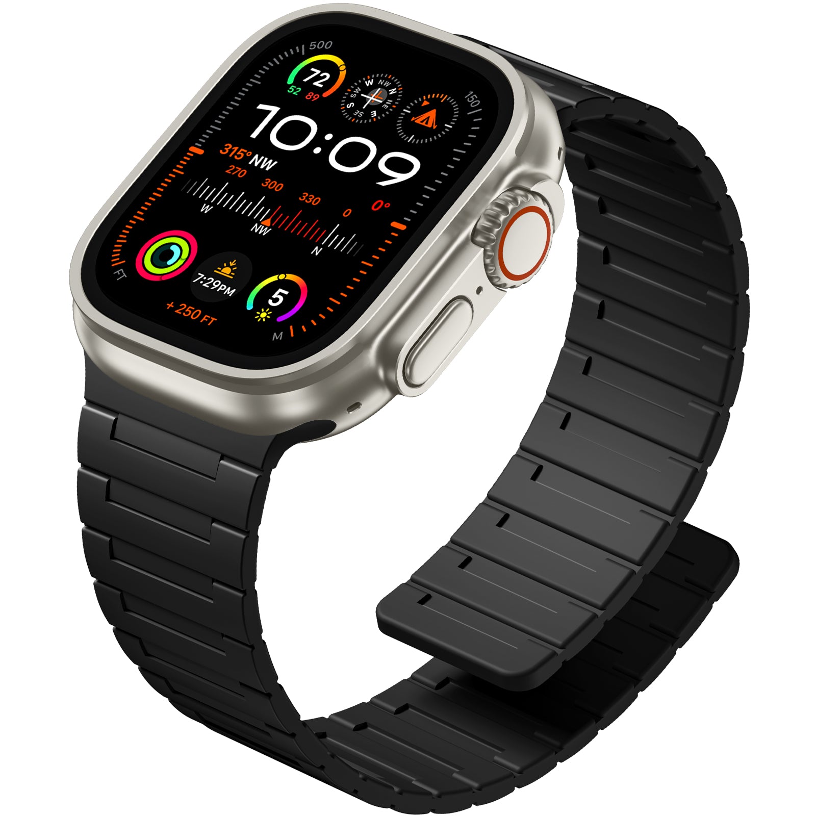 GEAK Compatible with Apple Watch Bands for Men 44mm 42mm 46mm 49mm 45mm 40mm 41mm 38mm Magnetic Silicone Sport Band for iWatch Ultra 3 Ultra 2 SE Series 11 10 9 8 7 6 5 4 3 2 1