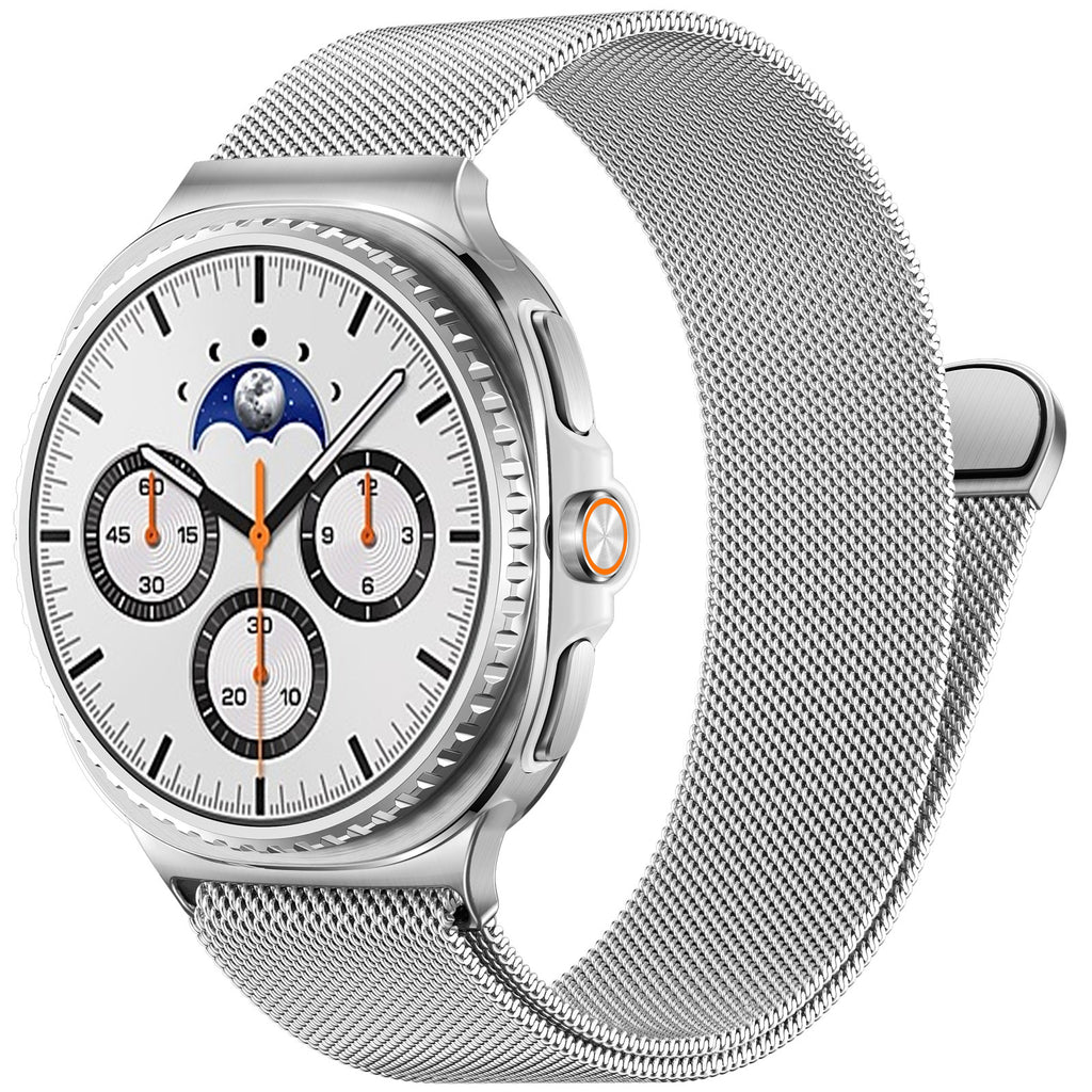 GEAK Compatible with Samsung Galaxy Watch 8 Bands/8 Classic Band for Women Men Magnetic Metal Band