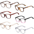 6 Pack Blue Light Blocking Glasses for Woman Computer Use Bluelight Glasses Womens Mens Blue Blockers Glasses