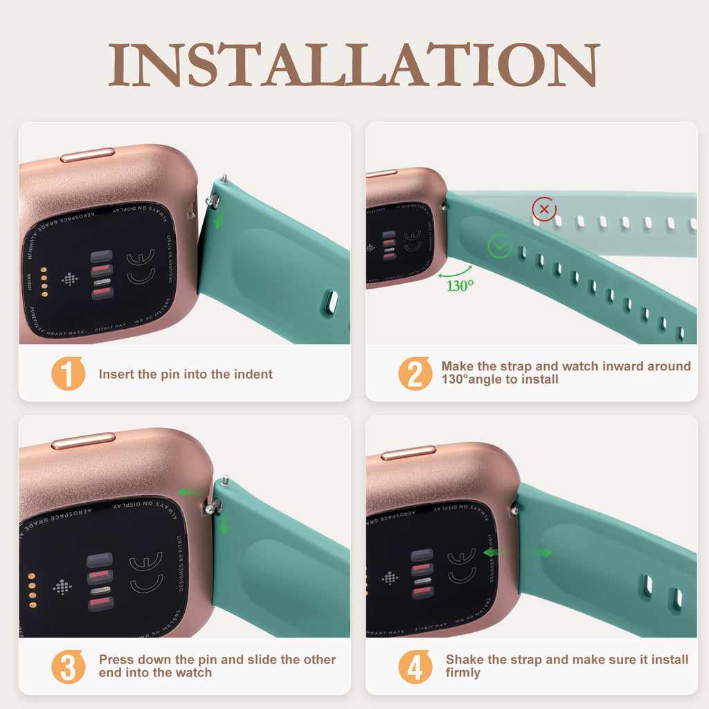 GEAK Compatible with Fitbit Versa 2 Bands for Women Sunflower Engraved Silicone Bands for Fitbit Versa/Versa SE