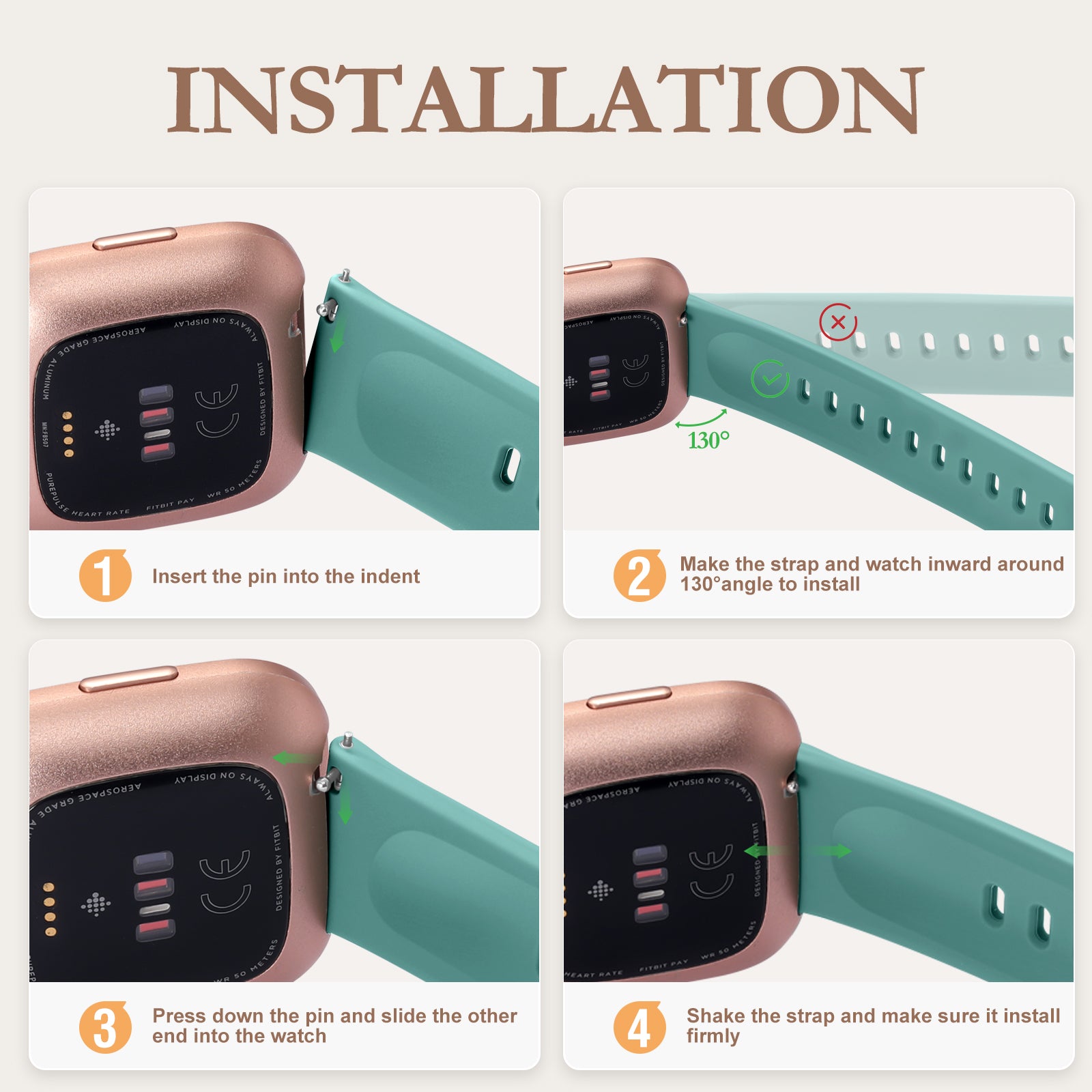 GEAK Compatible with Fitbit Versa 2 Bands for Women Sunflower Engraved Silicone Bands for Fitbit Versa/Versa SE