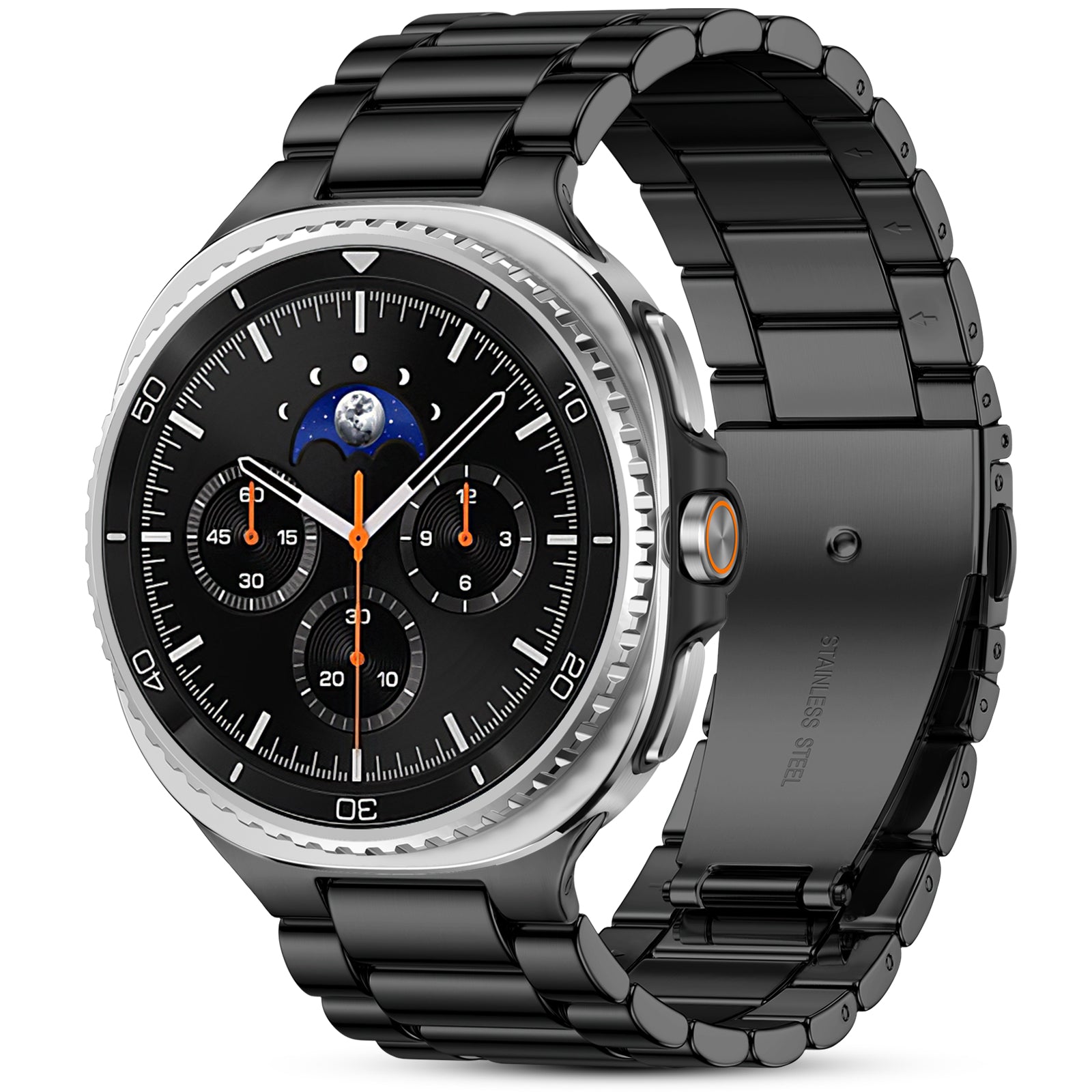 GEAK Stainless Steel Metal Band Compatible with Samsung Galaxy Watch 8 40mm 44mm/8 Classic 46mm 2025