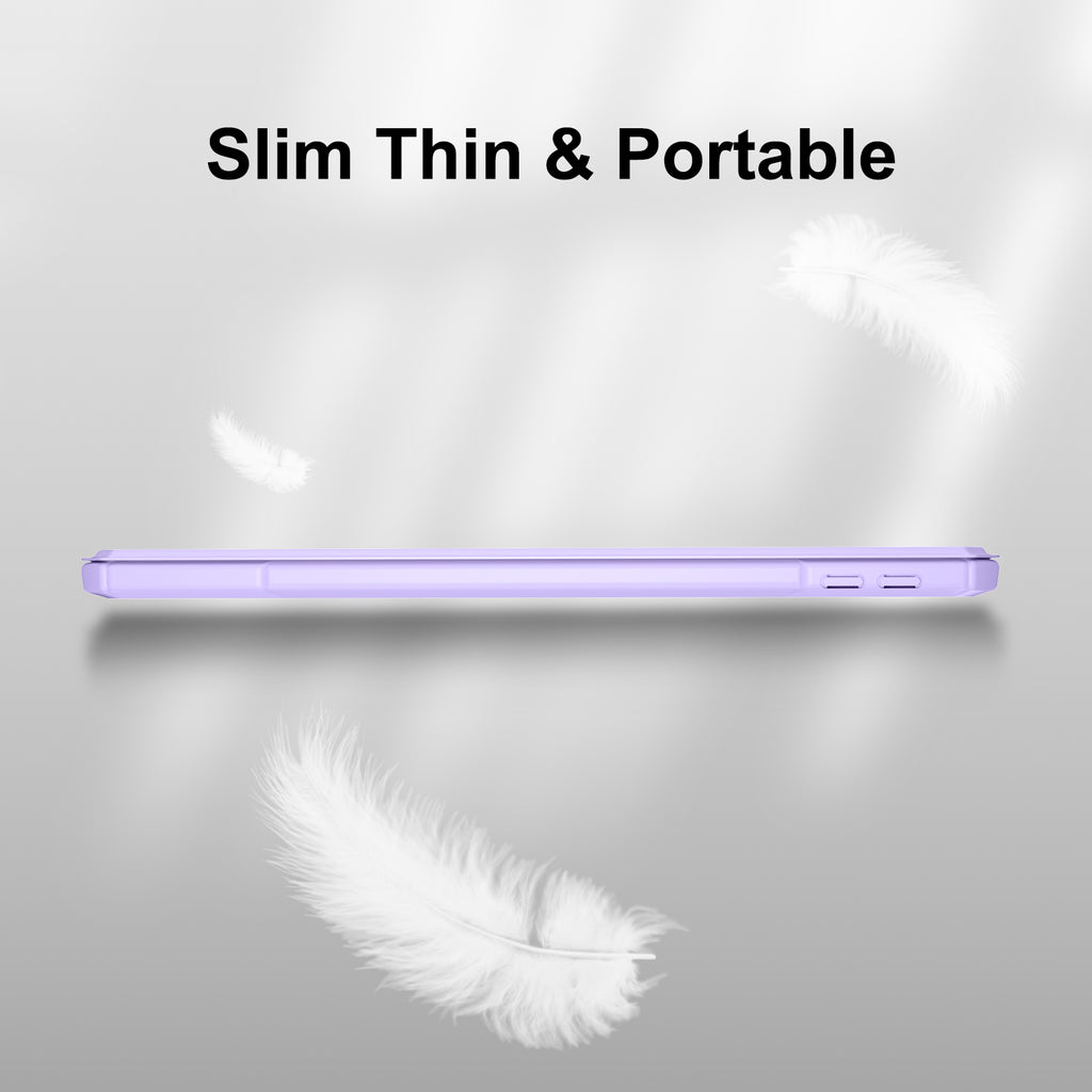 GEAK Compatible With iPad 9th /8th /7th Generation Case with Pencil Holder, 10.2inch Shockproof Cover with Trifold Stand