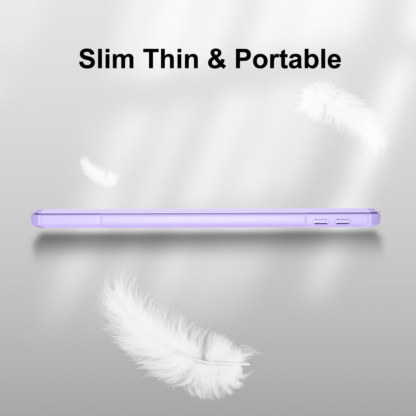GEAK Compatible With iPad 9th /8th /7th Generation Case with Pencil Holder, 10.2inch Shockproof Cover with Trifold Stand