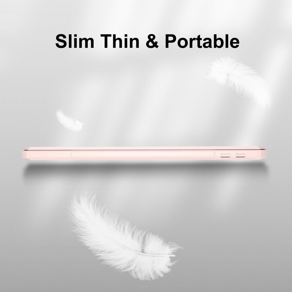 GEAK Compatible With iPad 9th /8th /7th Generation Case with Pencil Holder, 10.2inch Shockproof Cover with Trifold Stand
