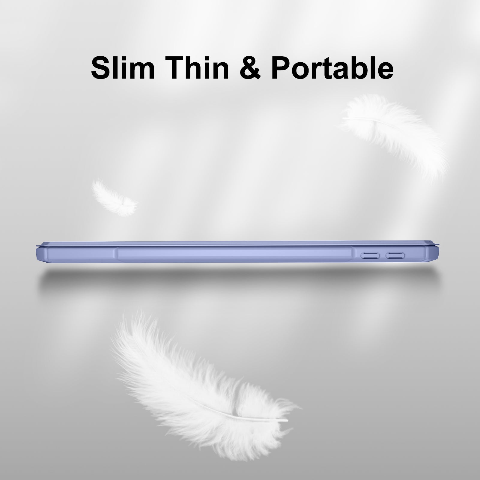 GEAK Compatible With iPad 9th /8th /7th Generation Case with Pencil Holder, Shockproof 10.2inch for iPad Case with Trifold Stand