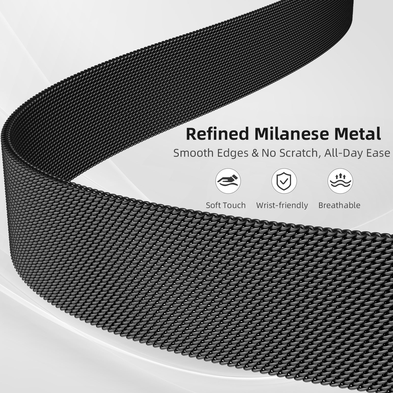 GEAK Compatible with Samsung Galaxy Watch 8/8 Classic Bands 40mm 44mm 46mm for Women Men Magnetic Stainless Steel Metal Band