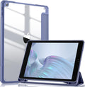 GEAK Compatible With iPad 9th /8th /7th Generation Case with Pencil Holder, Shockproof 10.2inch for iPad Case with Trifold Stand