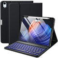 GEAK Compatible With iPad Air 11 inch (M4/M3/M2) /Air 5th/ Air 4th Generation Case with Keyboard, Detachble Magnetic Fits For iPad Air Keyboard with Case, Black