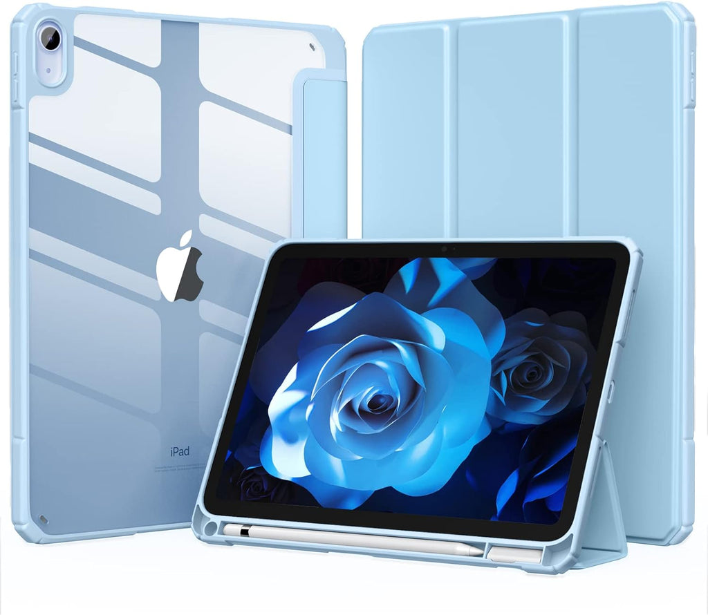 GEAK Compatible With iPad (A16) 11th Generation (2025)/10.9inch iPad 10th Generation (2022) Case Cover with Pencil Holder, Blue