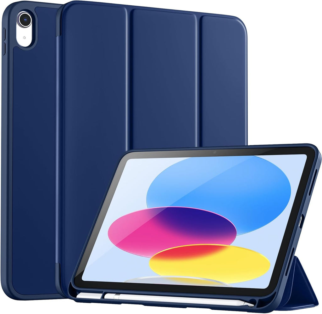 GEAK Compatible with Apple iPad A16 Case & iPad 10th 11th Generation Case Cover 11 inch with Pencil Holder