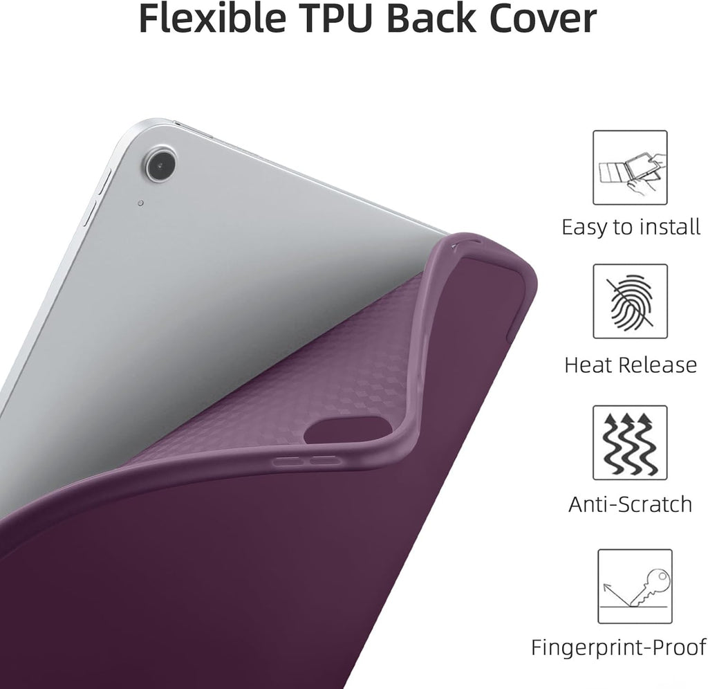 GEAK Compatible with Apple iPad A16 Case & iPad 10th 11th Generation Case Cover 11 inch with Pencil Holder