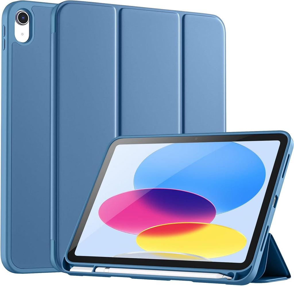 GEAK Compatible with Apple iPad A16 Case & iPad 10th 11th Generation Case Cover 11 inch with Pencil Holder