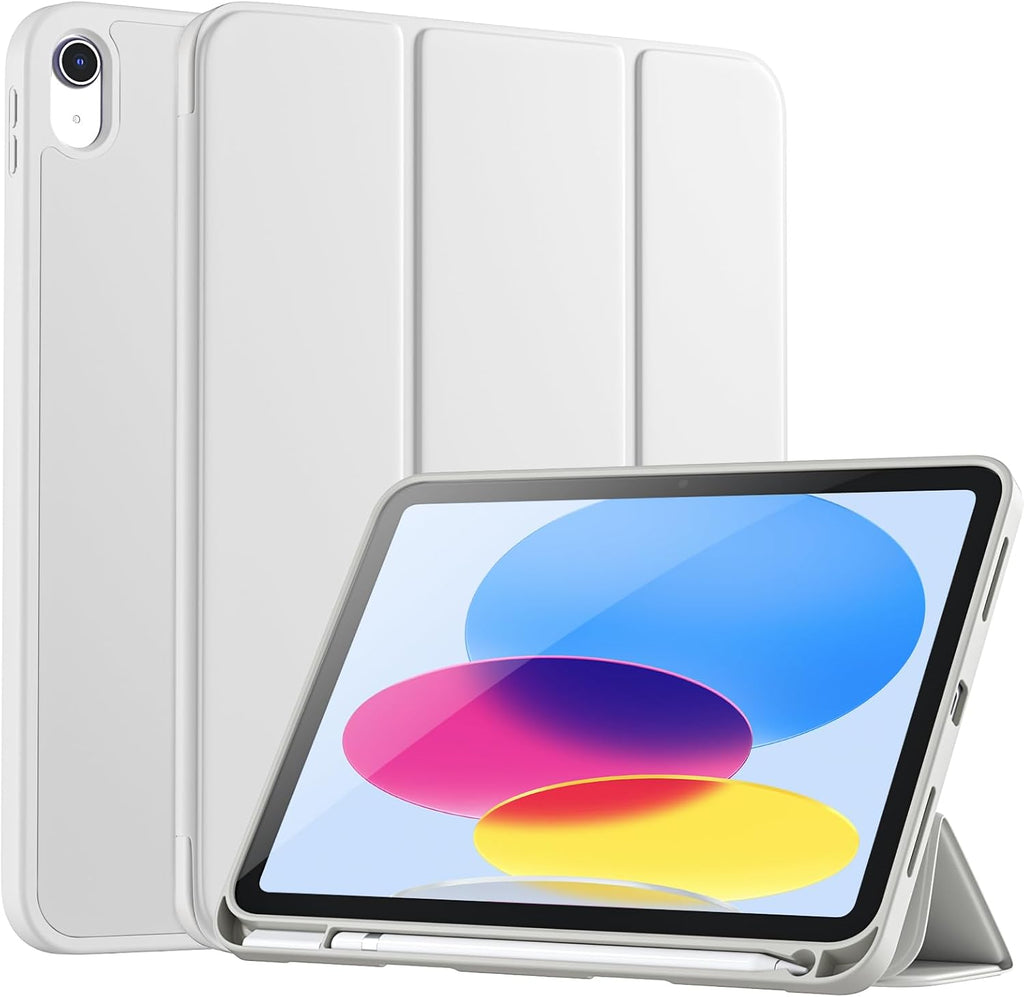 GEAK Compatible with Apple iPad A16 Case & iPad 10th 11th Generation Case Cover 11 inch with Pencil Holder