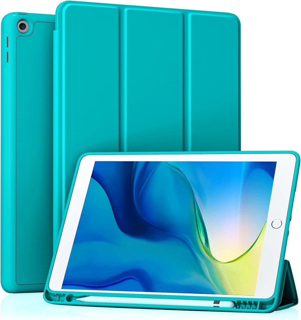 GEAK 10.2 inch Case for iPad 9th 8th 7th Generation Case Cover with Pencil Holder