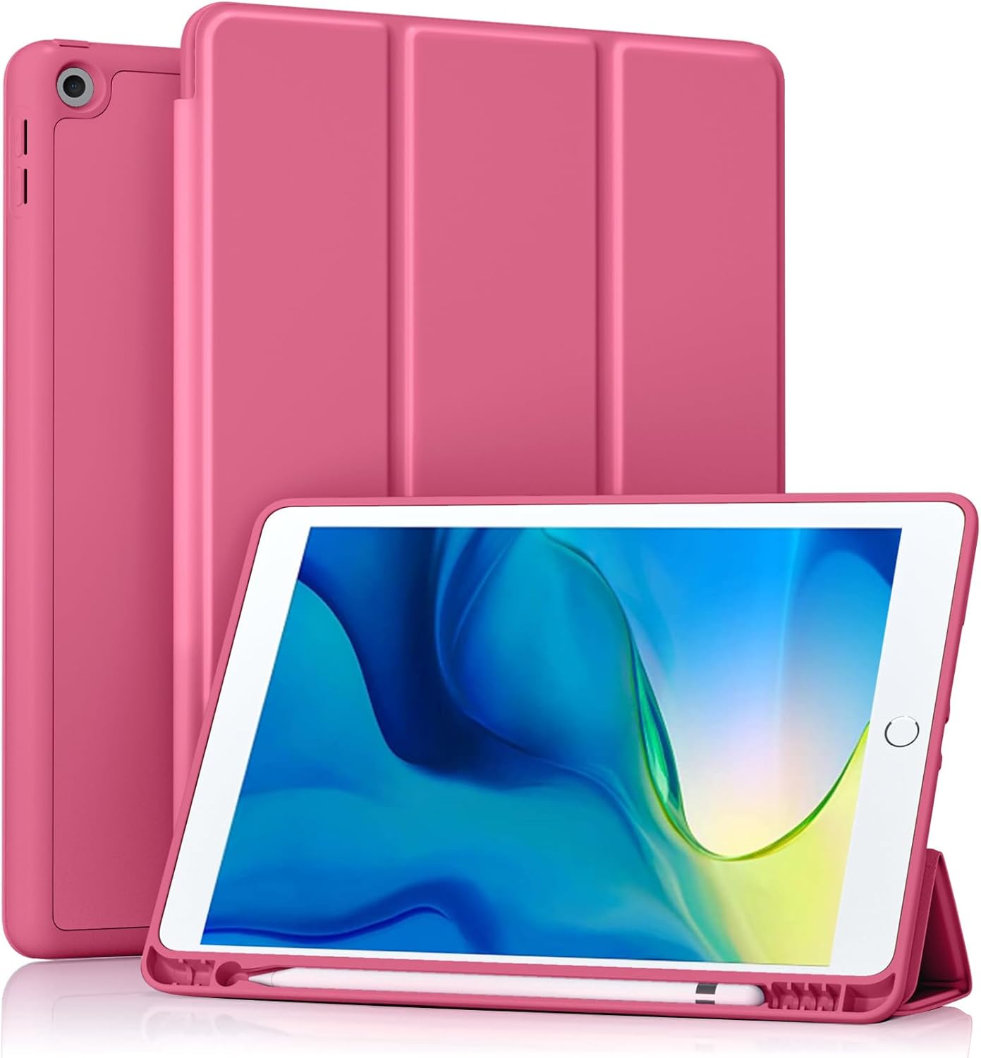 GEAK 10.2 inch Case for iPad 9th 8th 7th Generation Case Cover with Pencil Holder
