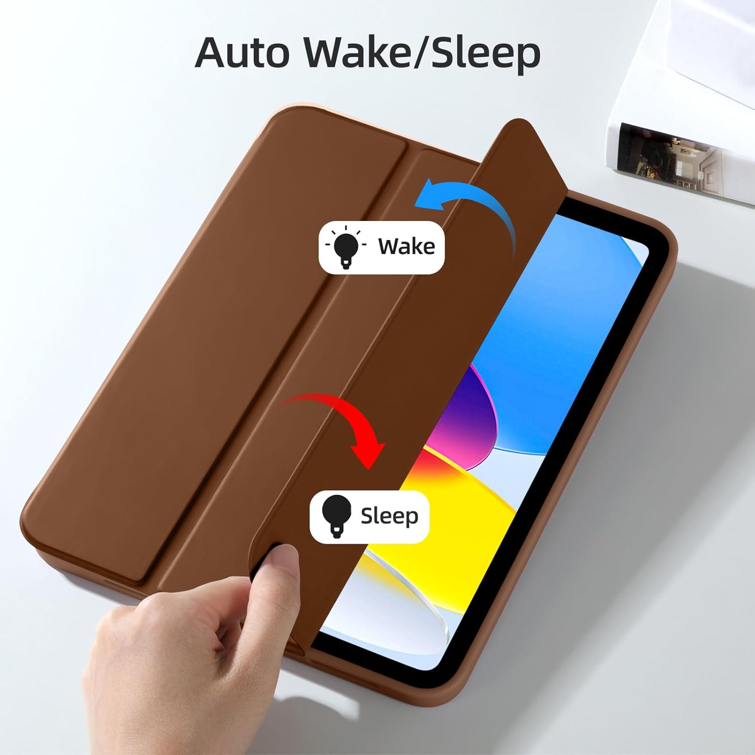 GEAK Compatible with Apple iPad A16 Case & iPad 10th 11th Generation Case Cover 11 inch with Pencil Holder