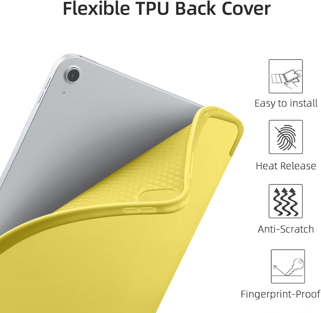 GEAK Compatible with Apple iPad A16 Case & iPad 10th 11th Generation Case Cover 11 inch with Pencil Holder