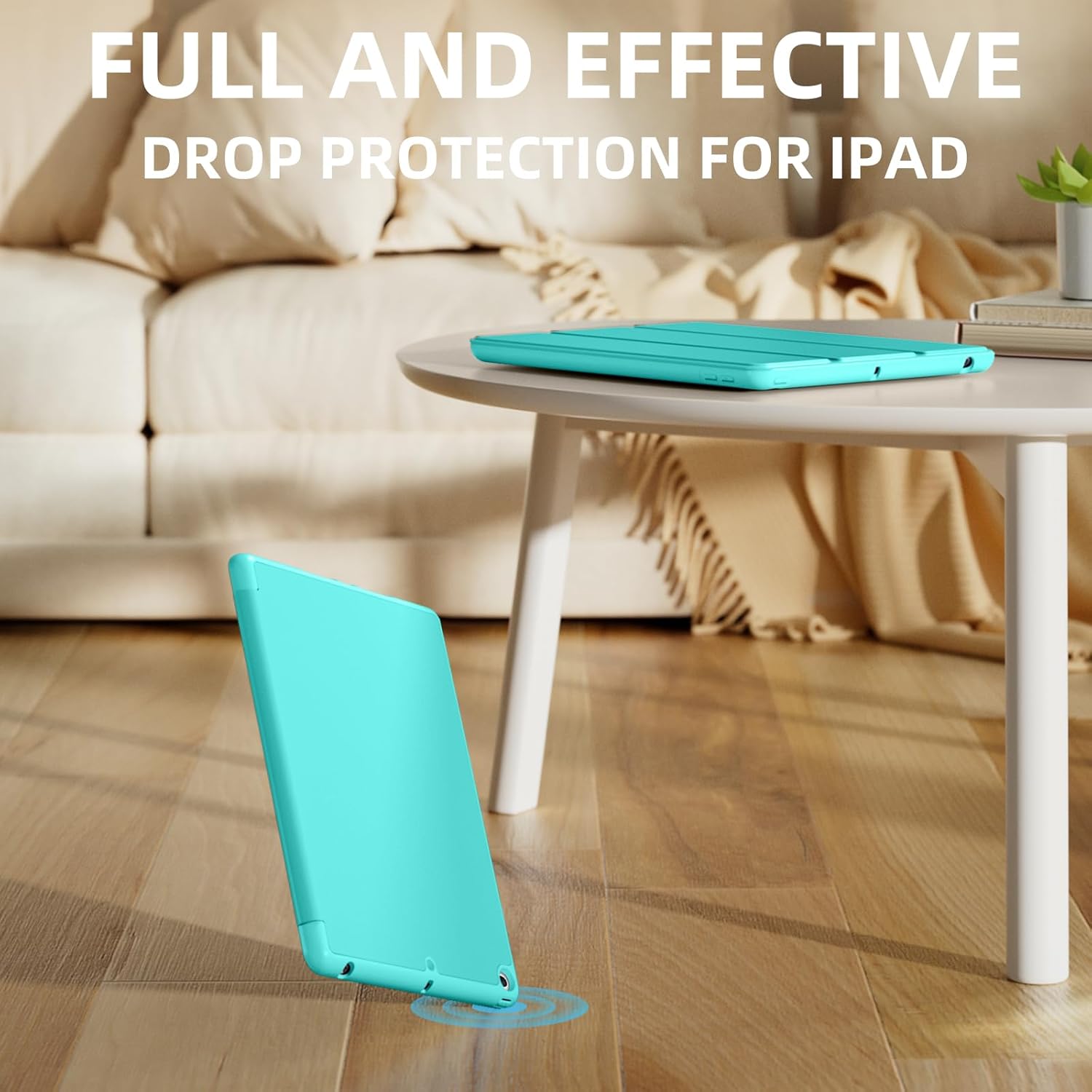 GEAK 10.2 inch Case for iPad 9th 8th 7th Generation Case Cover with Pencil Holder