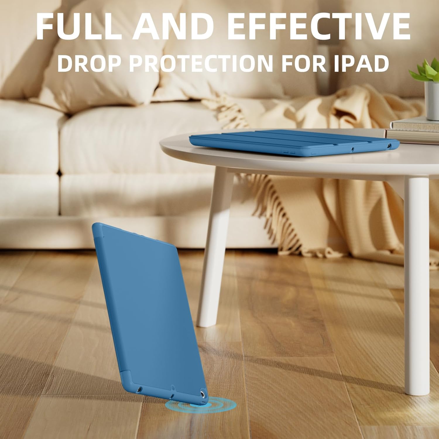 GEAK 10.2 inch Case for iPad 9th 8th 7th Generation Case Cover with Pencil Holder