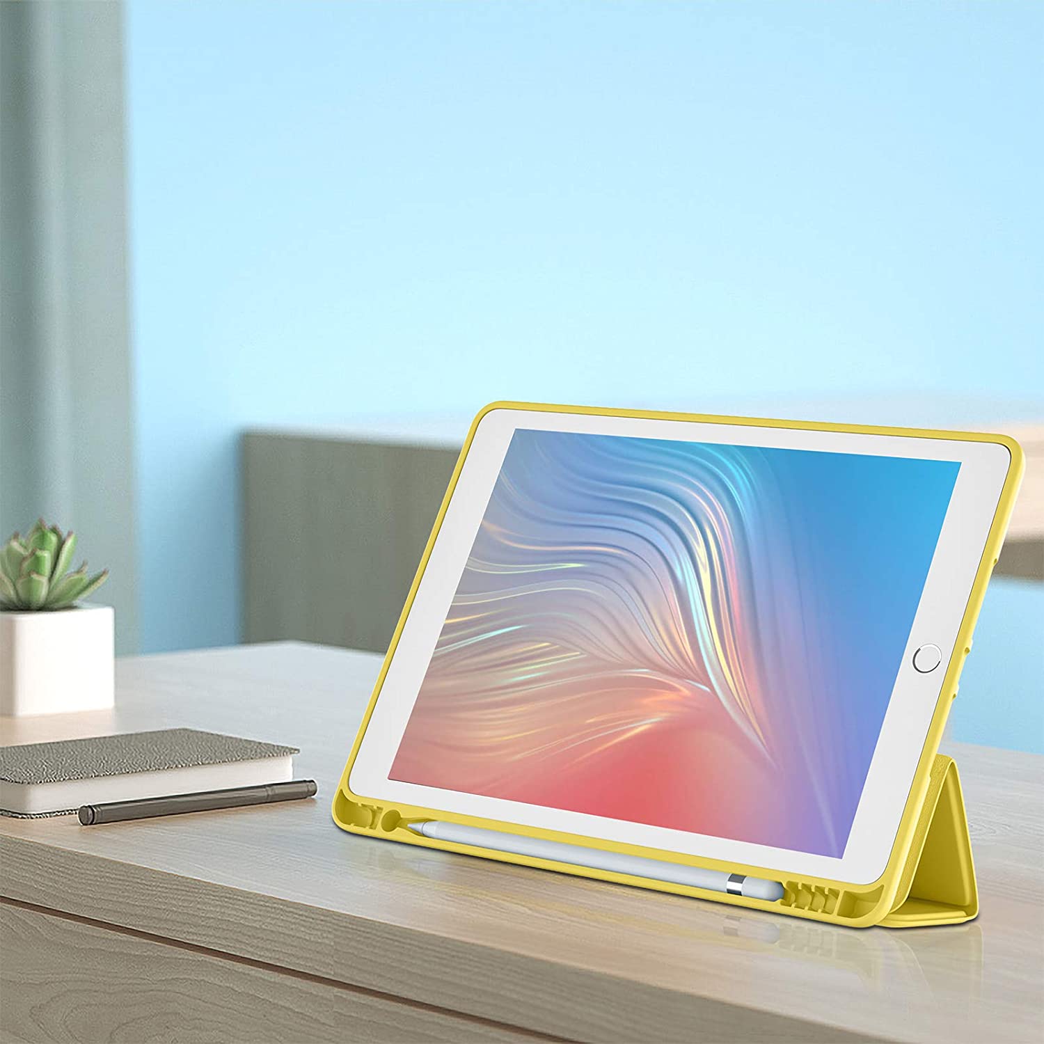 GEAK 10.2 inch Case for iPad 9th 8th 7th Generation Case Cover with Pencil Holder