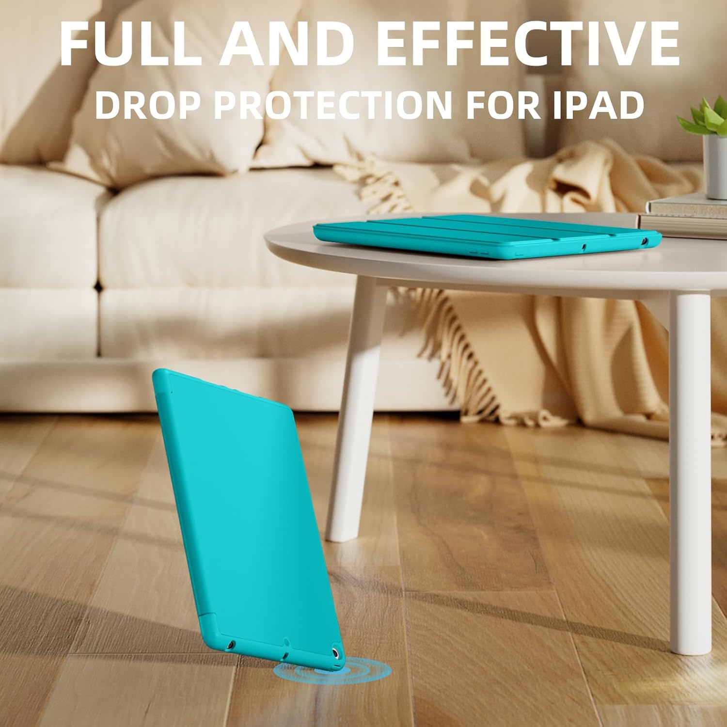 GEAK 10.2 inch Case for iPad 9th 8th 7th Generation Case Cover with Pencil Holder