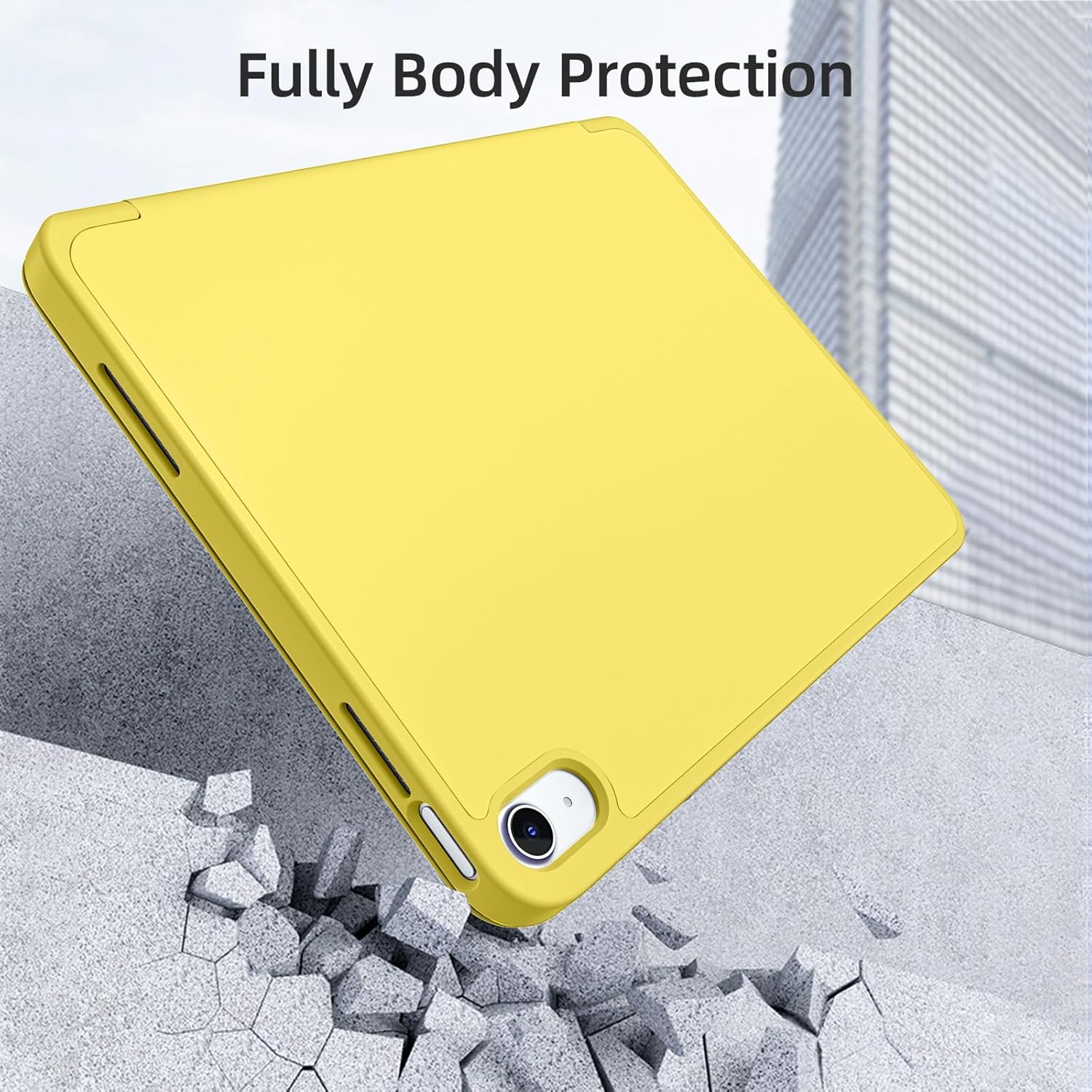 GEAK Compatible with Apple iPad A16 Case & iPad 10th 11th Generation Case Cover 11 inch with Pencil Holder