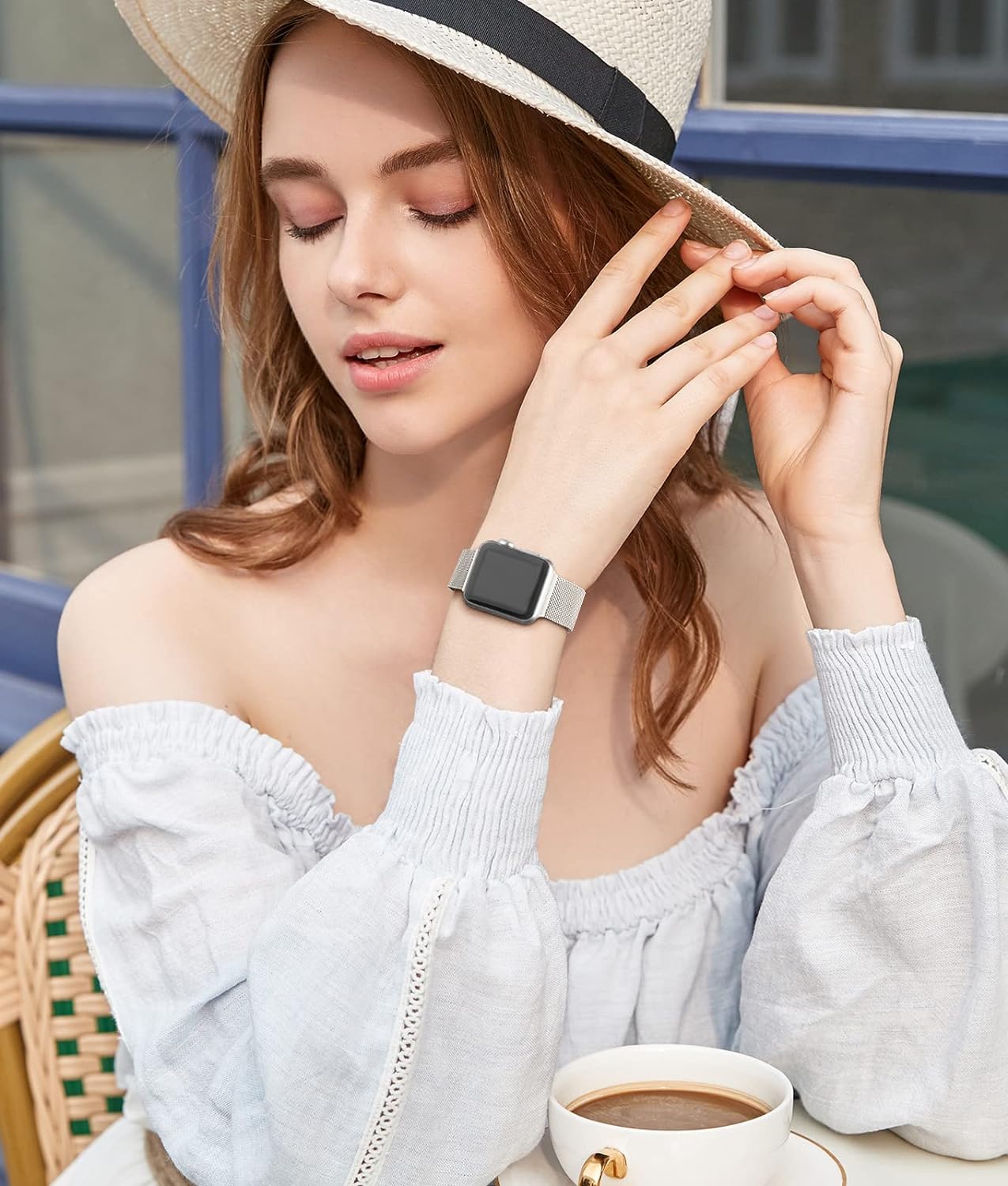 GEAK Compatible with Apple Watch Bands for Men Women 40mm 44mm 42mm 46mm 49mm 45mm 41mm 38mm Magnetic Metal Band for iWatch Ultra 3 2 SE 3 2nd Generation Series 11 10 9 8 7 6 5 4 3 2 1, Starlight