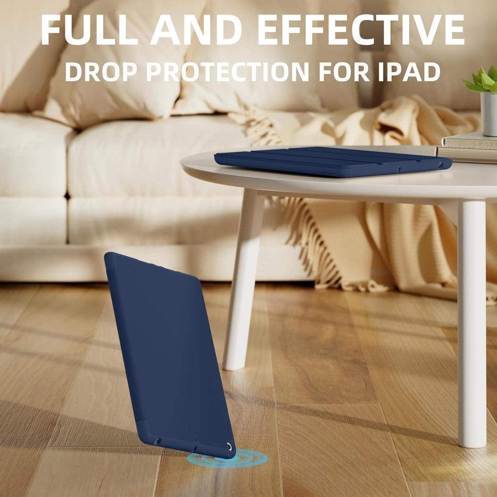 GEAK 10.2 inch Case for iPad 9th 8th 7th Generation Case Cover with Pencil Holder