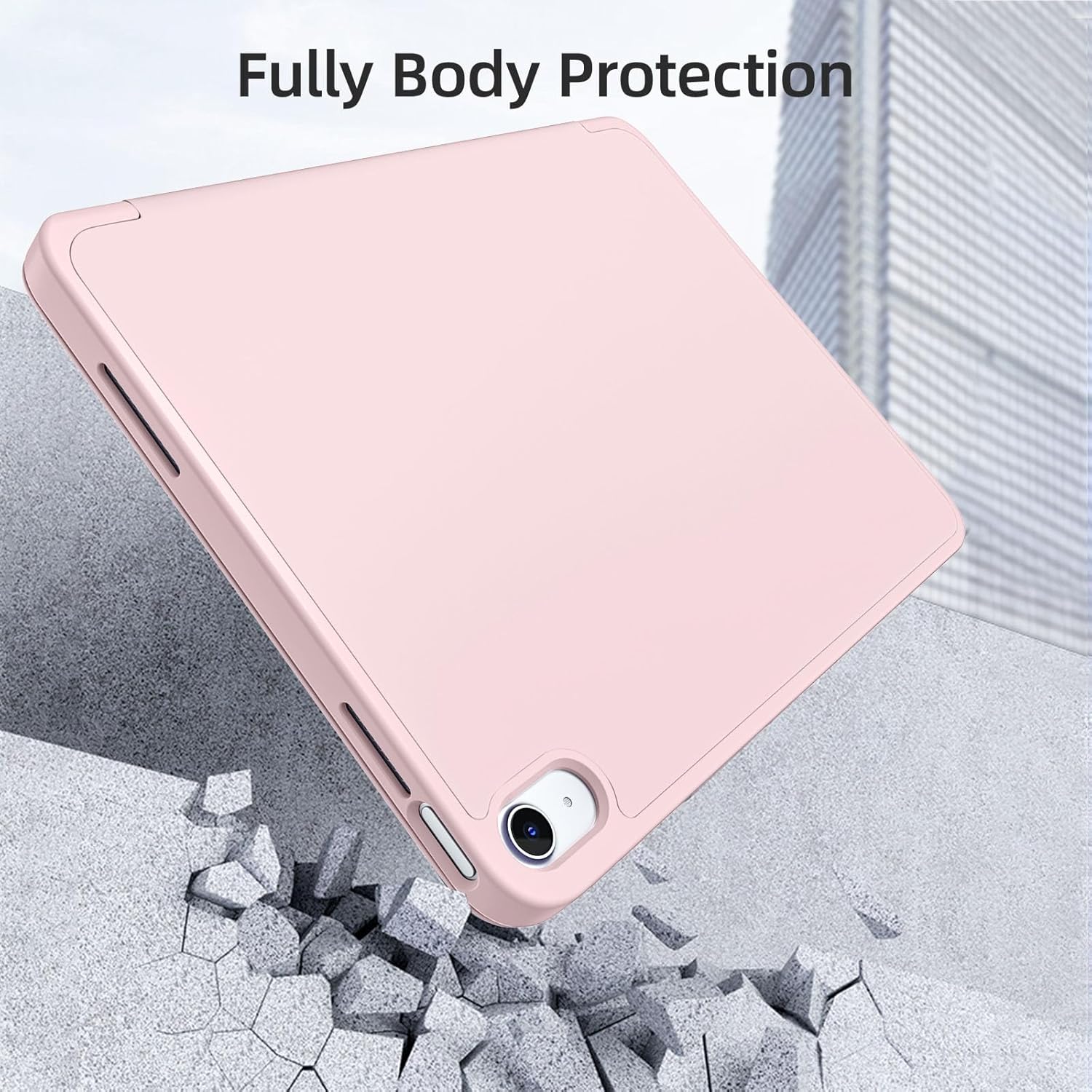 GEAK Compatible with Apple iPad A16 Case & iPad 10th 11th Generation Case Cover 11 inch with Pencil Holder