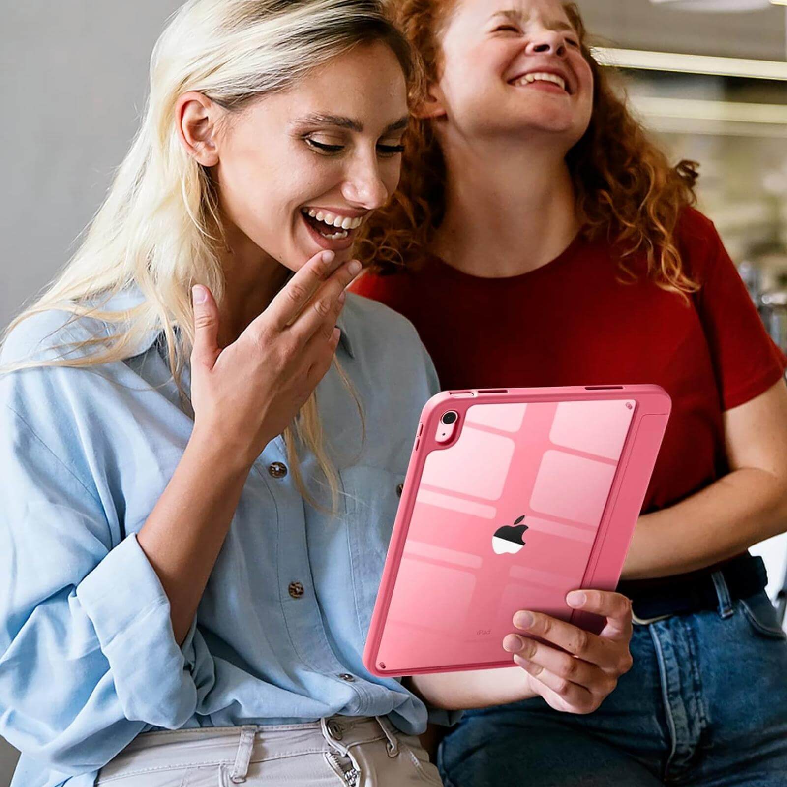 Compatible with iPad (A16) 11th Generation Case 2025, for iPad 10th Generation Case 2022 with Pencil Holder, Trifold Stand Protective Cover with Clear Back