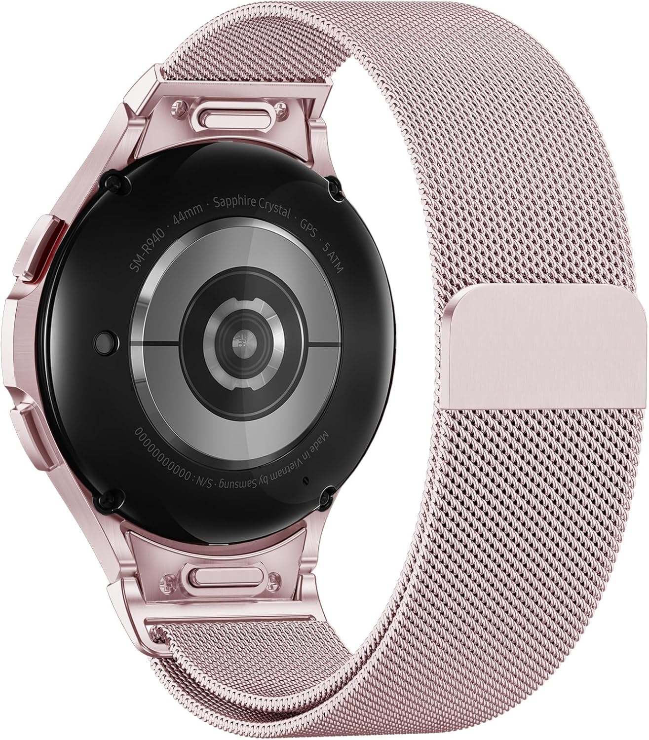 GEAK Magnetic Metal Band Compatible with Samsung Galaxy Watch 7 40mm 44mm/6/6 Classic/5/5 Pro/4/4 Classic/FE Bands for Women Men