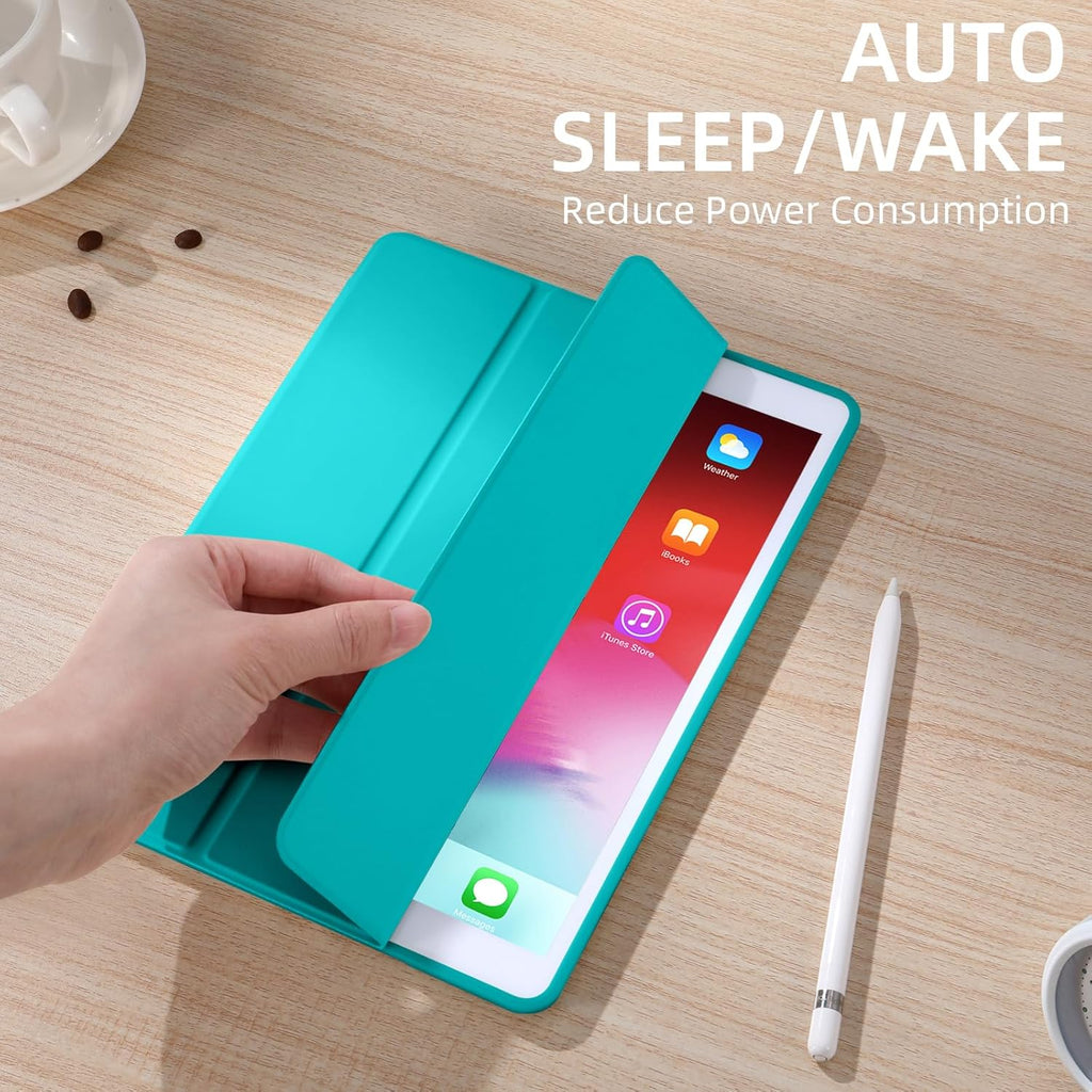 GEAK 10.2 inch Case for iPad 9th 8th 7th Generation Case Cover with Pencil Holder