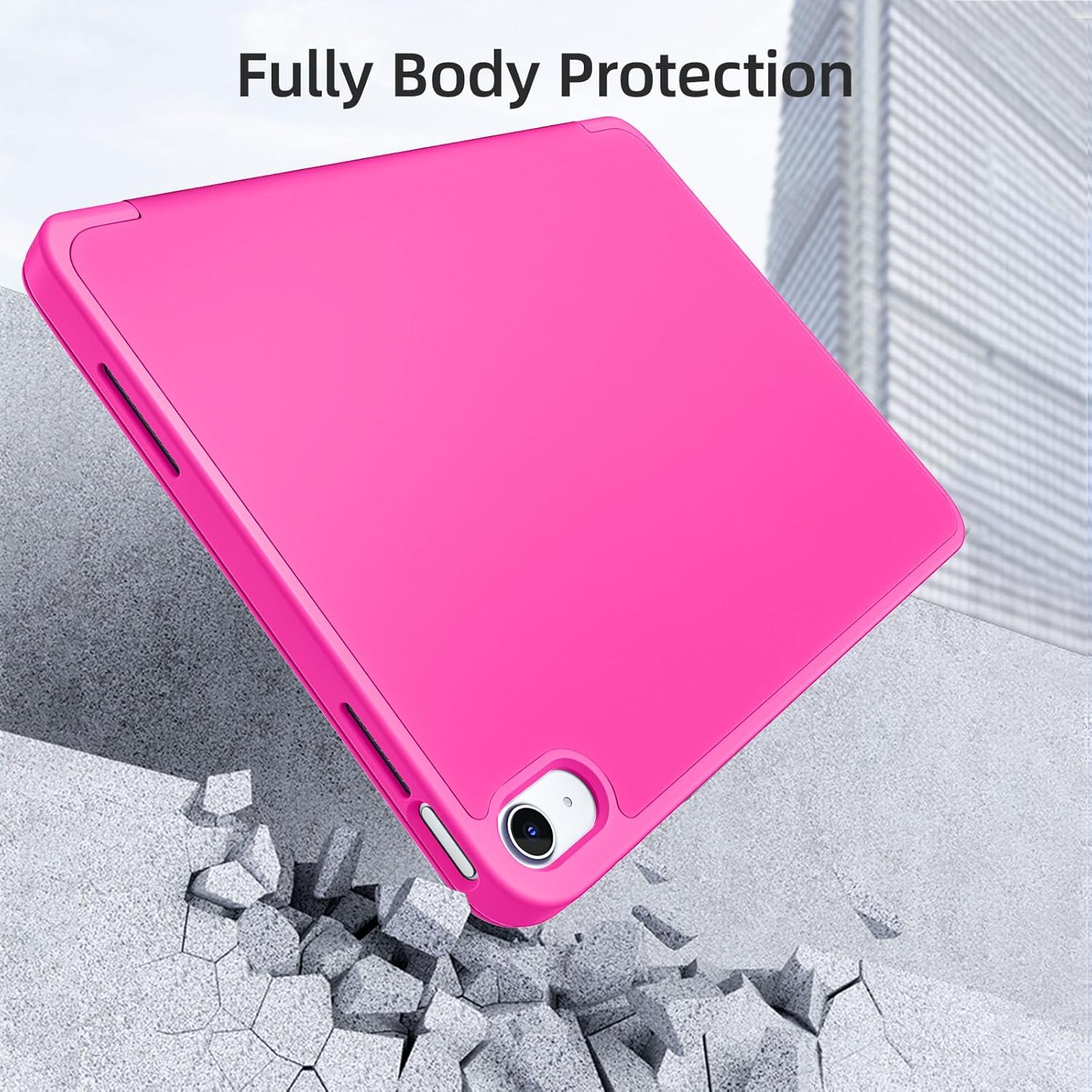 GEAK Compatible with Apple iPad A16 Case & iPad 10th 11th Generation Case Cover 11 inch with Pencil Holder