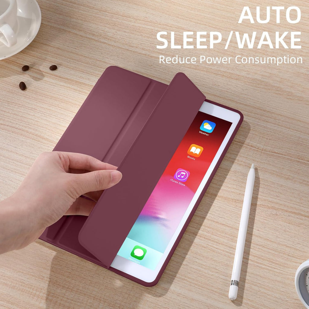 GEAK 10.2 inch Case for iPad 9th 8th 7th Generation Case Cover with Pencil Holder