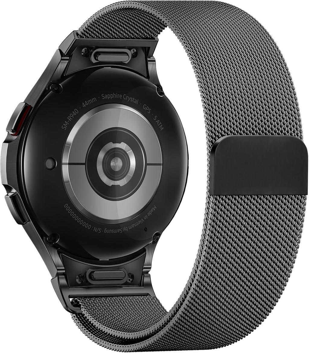GEAK Magnetic Metal Band Compatible with Samsung Galaxy Watch 7 40mm 44mm/6/6 Classic/5/5 Pro/4/4 Classic/FE Bands for Women Men