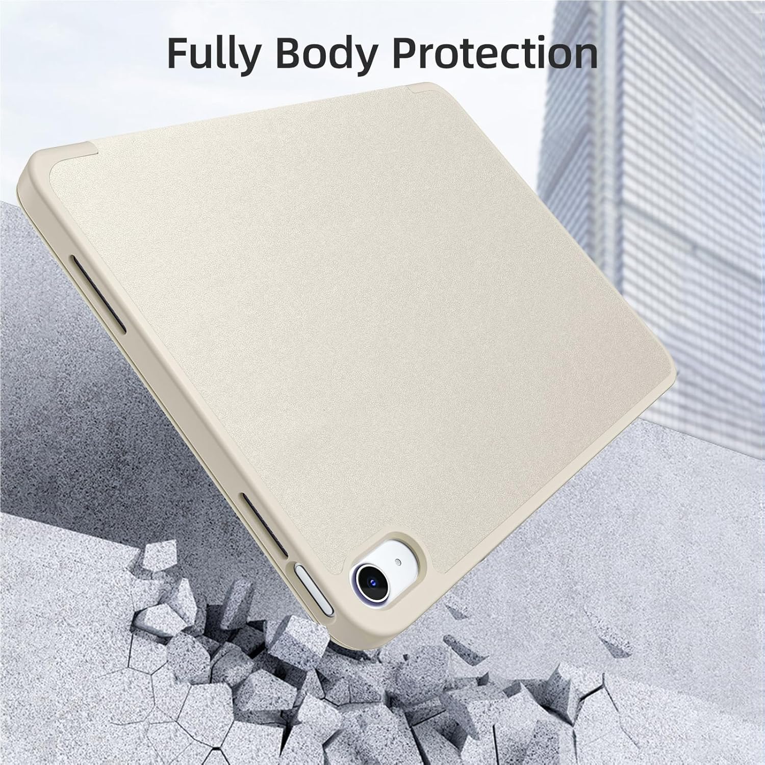 GEAK Compatible with Apple iPad A16 Case & iPad 10th 11th Generation Case Cover 11 inch with Pencil Holder
