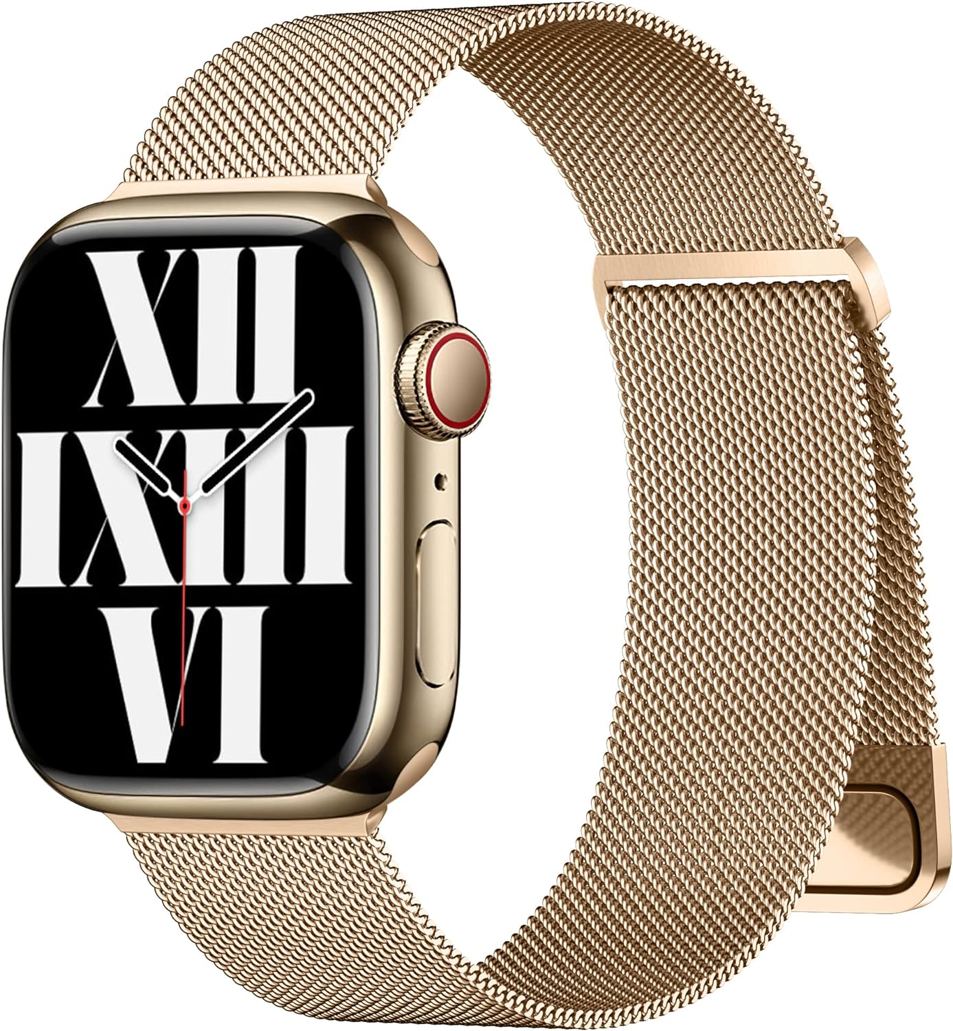 GEAK Compatible with Apple Watch Bands for Men Women 40mm 44mm 42mm 46mm 49mm 45mm 41mm 38mm Magnetic Metal Band for iWatch Ultra 3 2 SE 3 2nd Generation Series 11 10 9 8 7 6 5 4 3 2 1, Starlight