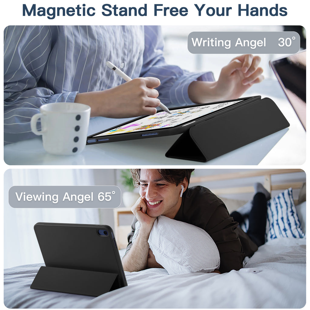 GEAK Compatible with Apple iPad A16 Case & iPad 10th 11th Generation Case Cover 11 inch with Pencil Holder