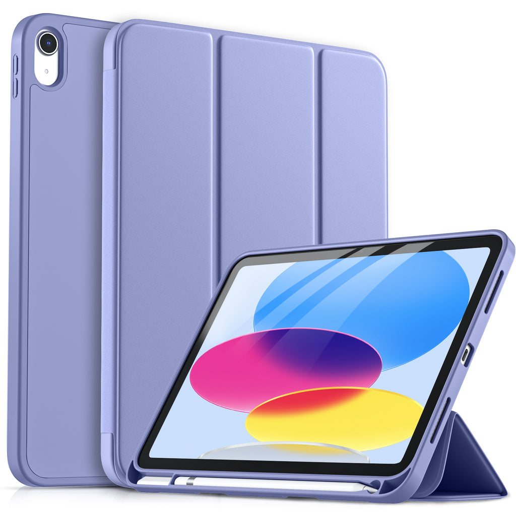 GEAK Compatible with Apple iPad A16 Case & iPad 10th 11th Generation Case Cover 11 inch with Pencil Holder