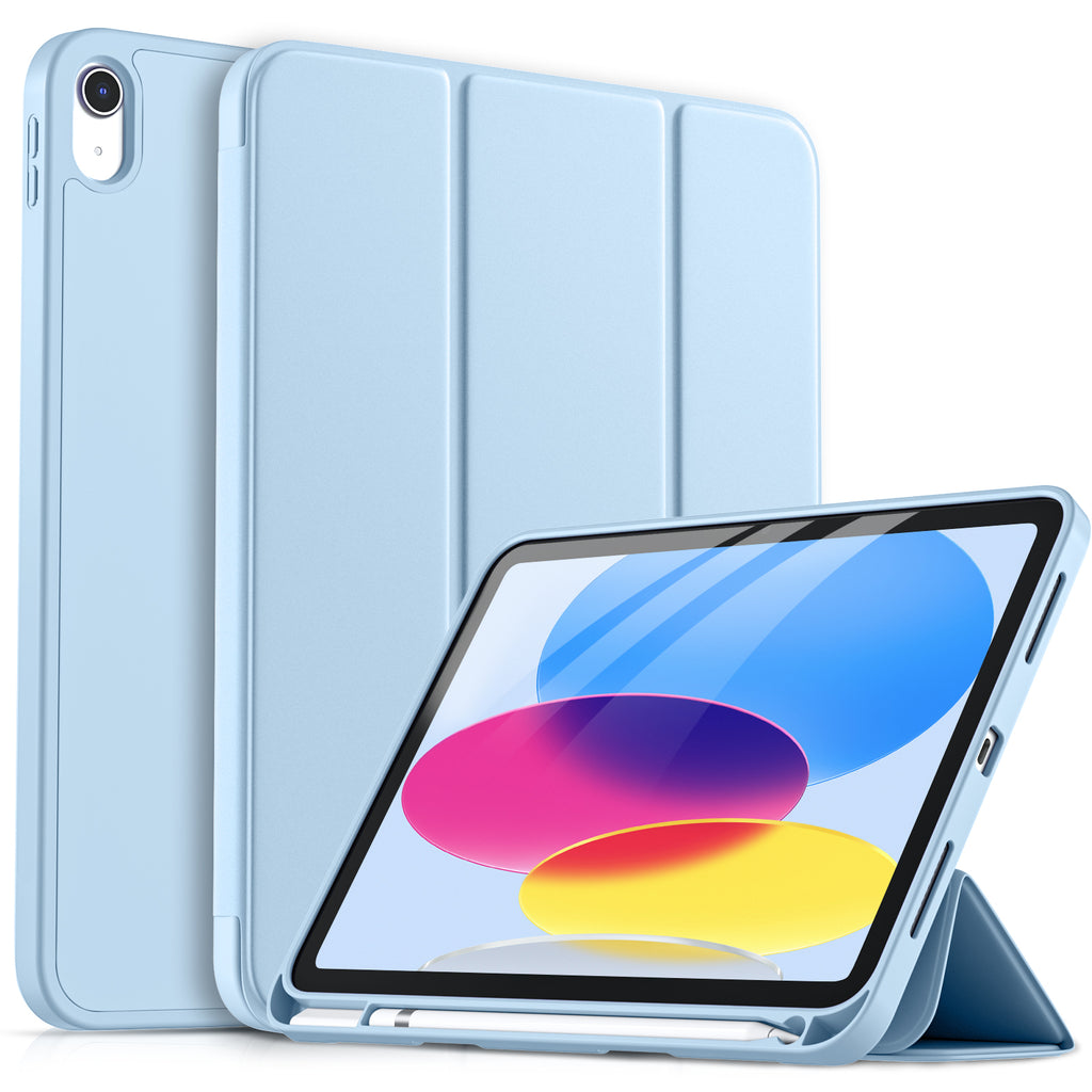 GEAK Compatible with Apple iPad A16 Case & iPad 10th 11th Generation Case Cover 11 inch with Pencil Holder