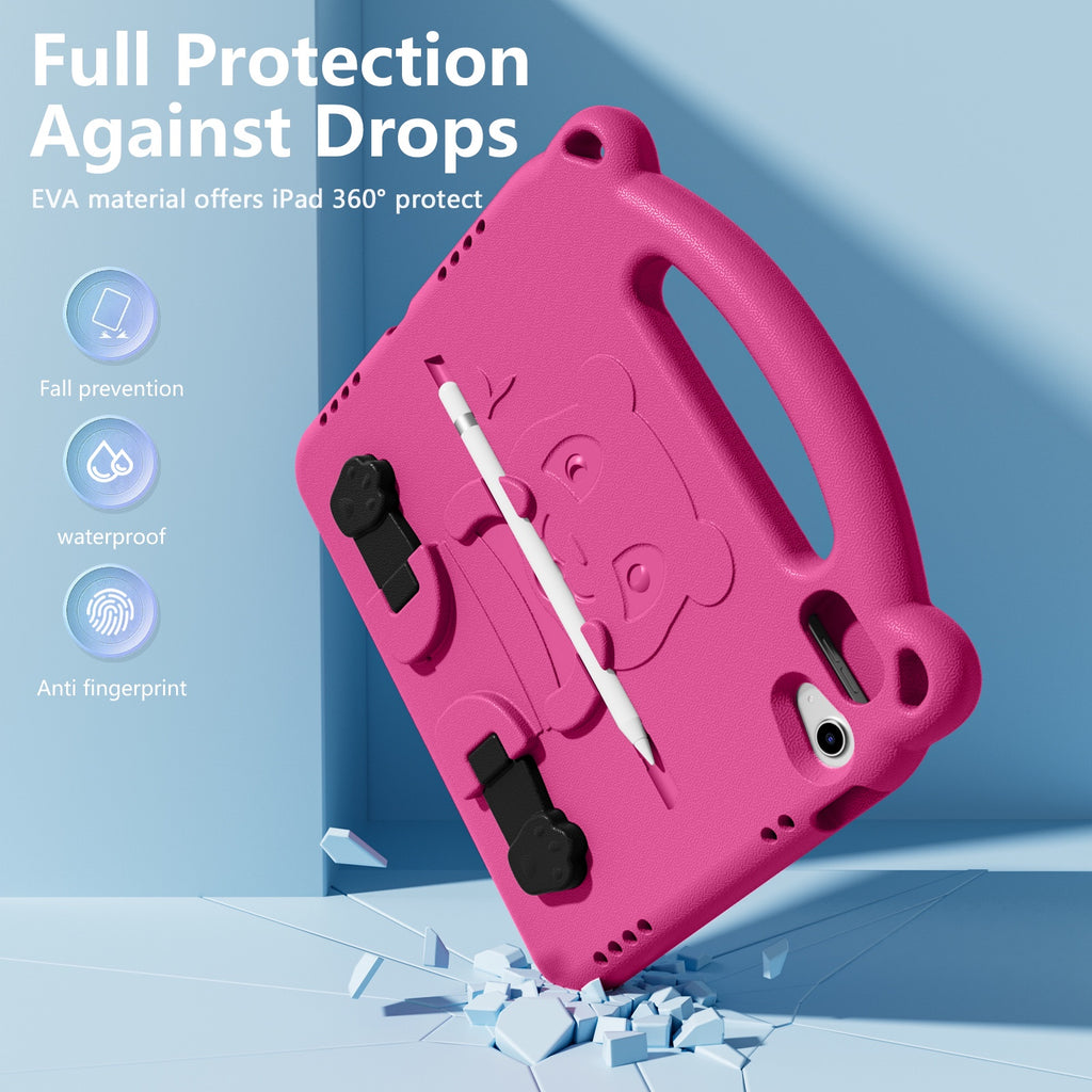 GEAK Kids Case Compatible With iPad 10th Generation Case & iPad (A16) 11th Generation Case, with Shoulder Strap